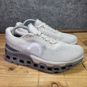 ON Cloudmonster 2 Women's Running Shoes, Frost/Rock, US 9 Medium